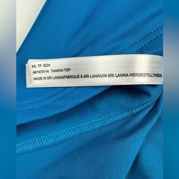 Amazon Essentials Halter Tankini Top Blue Size XS - Picture 4 of 5